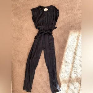 Anthropologie Hei Hei Navy Jumpsuit